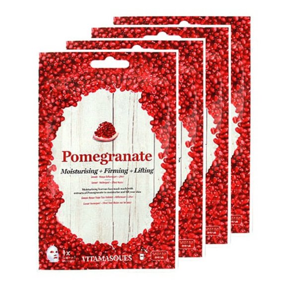 VITAMASQUE | Pomegranate Face Mask (Pack of 20) - Picture 3 of 9
